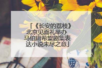 《长安的荔枝》北京见面礼举办 马伯庸希望剧集表达小说未尽之意