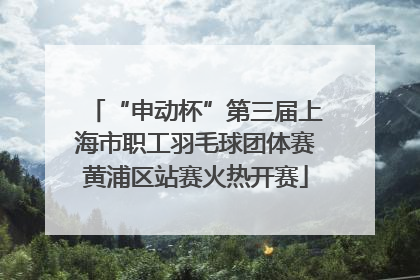 “申动杯”第三届上海市职工羽毛球团体赛黄浦区站赛火热开赛