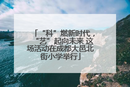 “科”燃新时代，“艺”起向未来 这场活动在成都大邑北街小学举行