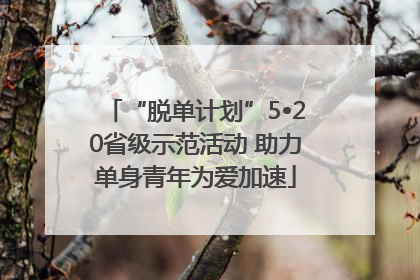“脱单计划”5•20省级示范活动 助力单身青年为爱加速