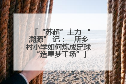 “苏超”主力 “溯源” 记：一所乡村小学如何炼成足球 “造星梦工场”