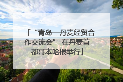 “青岛—丹麦经贸合作交流会” 在丹麦首都哥本哈根举行