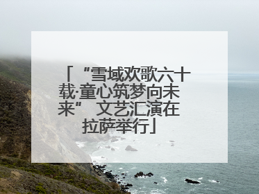 “雪域欢歌六十载·童心筑梦向未来” 文艺汇演在拉萨举行