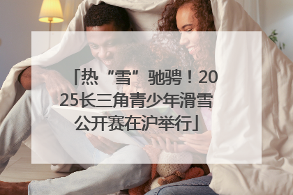 热“雪”驰骋！2025长三角青少年滑雪公开赛在沪举行