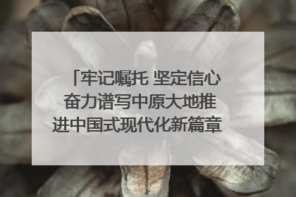 牢记嘱托 坚定信心 奋力谱写中原大地推进中国式现代化新篇章（六）河南绘就“行走河南·读懂中国”新画卷丨牢记嘱托谱新篇