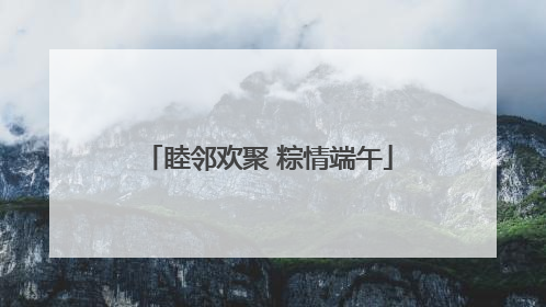 睦邻欢聚 粽情端午
