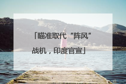 瞄准取代“阵风”战机，印度官宣
