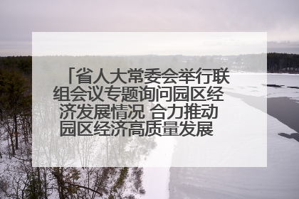 省人大常委会举行联组会议专题询问园区经济发展情况 合力推动园区经济高质量发展 王宁主持会议并讲话 王予波带队到会应询
