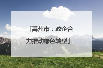 禹州市：政企合力推动绿色转型