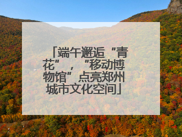 端午邂逅“青花”，“移动博物馆”点亮郑州城市文化空间
