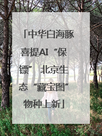 中华白海豚喜提AI“保镖” 北京生态“藏宝图”物种上新