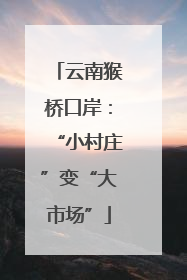 云南猴桥口岸：“小村庄”变“大市场”