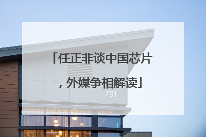 任正非谈中国芯片，外媒争相解读