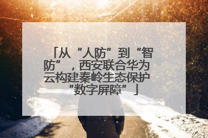 从“人防”到“智防”，西安联合华为云构建秦岭生态保护“数字屏障”