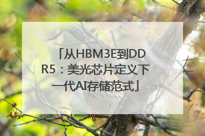从HBM3E到DDR5：美光芯片定义下一代AI存储范式