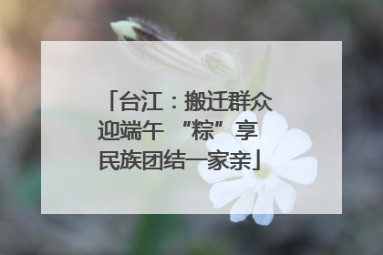 台江：搬迁群众迎端午 “粽”享民族团结一家亲