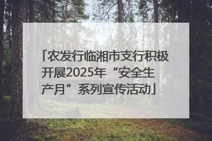农发行临湘市支行积极开展2025年“安全生产月”系列宣传活动