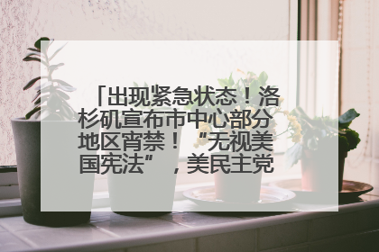 出现紧急状态！洛杉矶宣布市中心部分地区宵禁！“无视美国宪法”，美民主党议员批评特朗普