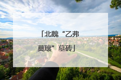 北魏“乙弗莫瓌”墓砖