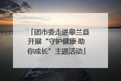 团市委走进皋兰县开展“守护健康·助你成长”主题活动