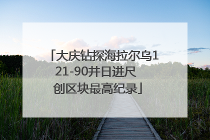 大庆钻探海拉尔乌121-90井日进尺 创区块最高纪录