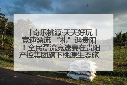 奇乐桃源·天天好玩丨竞速漂流 “礼”遇贵阳！全民漂流竞速赛在贵阳产控集团旗下桃源生态旅游度假区举行