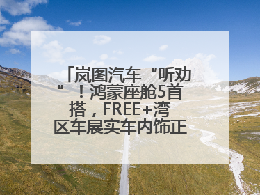 岚图汽车“听劝”！鸿蒙座舱5首搭，FREE+湾区车展实车内饰正式曝光