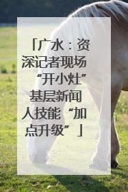 广水：资深记者现场“开小灶” 基层新闻人技能“加点升级”