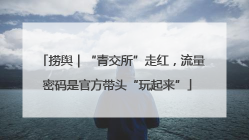 捞舆｜“青交所”走红，流量密码是官方带头“玩起来”