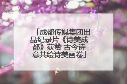 成都传媒集团出品纪录片《诗美成都》获赞 古今诗意共绘诗美画卷