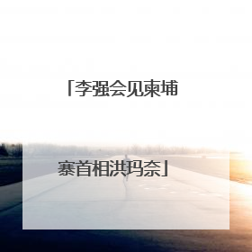 李强会见柬埔寨首相洪玛奈