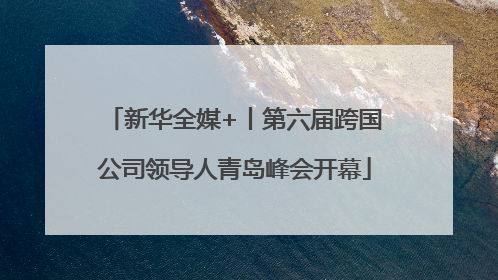 新华全媒+丨第六届跨国公司领导人青岛峰会开幕
