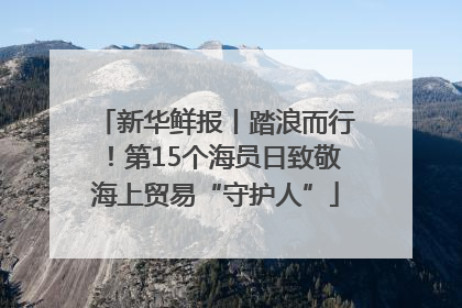 新华鲜报丨踏浪而行！第15个海员日致敬海上贸易“守护人”