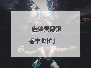 旌德麦穗飘香丰收忙