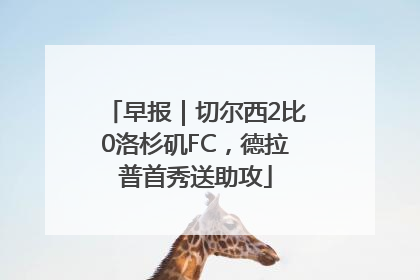 早报｜切尔西2比0洛杉矶FC，德拉普首秀送助攻