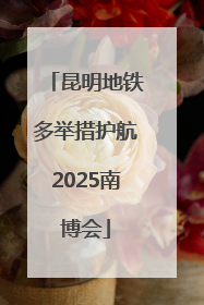 昆明地铁多举措护航2025南博会
