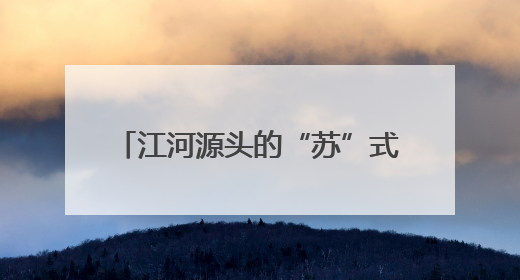 江河源头的“苏”式答卷：苏青文旅协作的种子已生根发芽