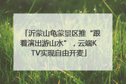 沂蒙山龟蒙景区推“跟着演出游山水”，云端KTV实现自由开麦