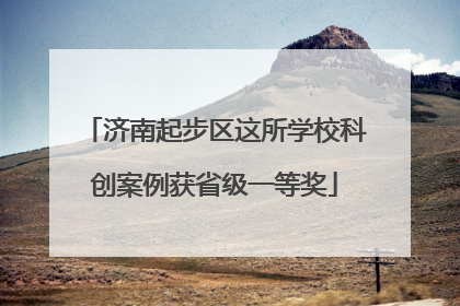 济南起步区这所学校科创案例获省级一等奖