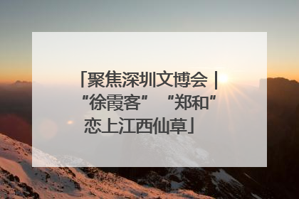 聚焦深圳文博会｜“徐霞客”“郑和”恋上江西仙草