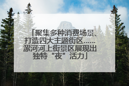 聚集多种消费场景、打造四大主题街区……漯河河上街景区展现出独特“夜”活力