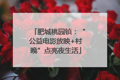 肥城桃园镇：“公益电影放映+村晚”点亮夜生活