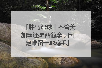 胖马识球丨不管美加墨还是西葡摩，国足唯留一地鸡毛