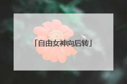 自由女神向后转