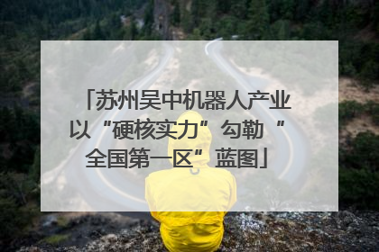 苏州吴中机器人产业以“硬核实力”勾勒“全国第一区”蓝图