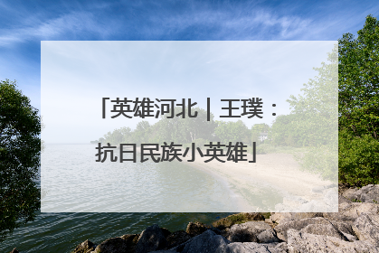 英雄河北｜王璞：抗日民族小英雄