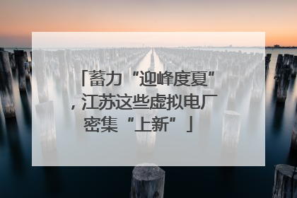 蓄力“迎峰度夏”，江苏这些虚拟电厂密集“上新”