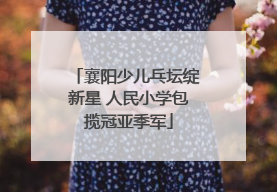襄阳少儿乓坛绽新星 人民小学包揽冠亚季军