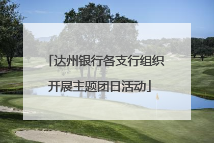 达州银行各支行组织开展主题团日活动