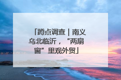 蹲点调查｜南义乌北临沂，“两扇窗”里观外贸